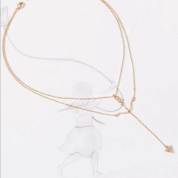 Bow + Arrow Layered Necklace - Picture 2 of 2